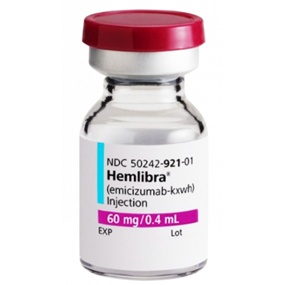 HEMLIBRA 60 MG / 0.4 ML ( EMICIZUMAB ) FOR SUBCUTANEOUS INJECTION 0.4 ML VIAL